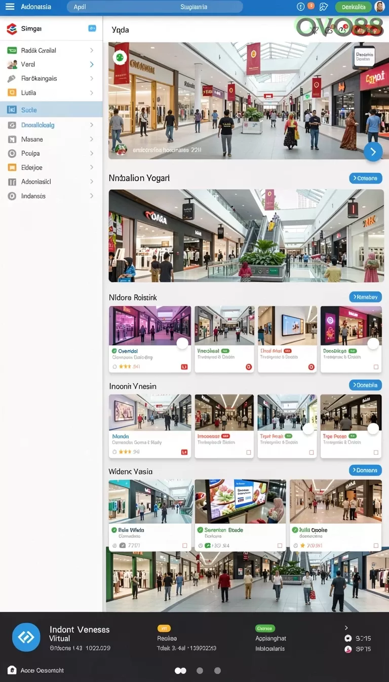Cuplikan layar NUSAGG — menu navigasi