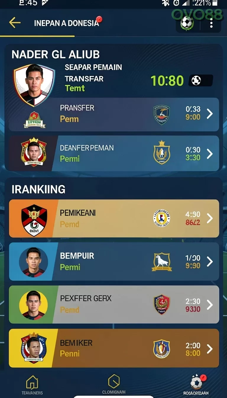 Cuplikan layar 531SLOT — pengaturan akun